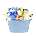 Welcome Baby Boy Gift Basket